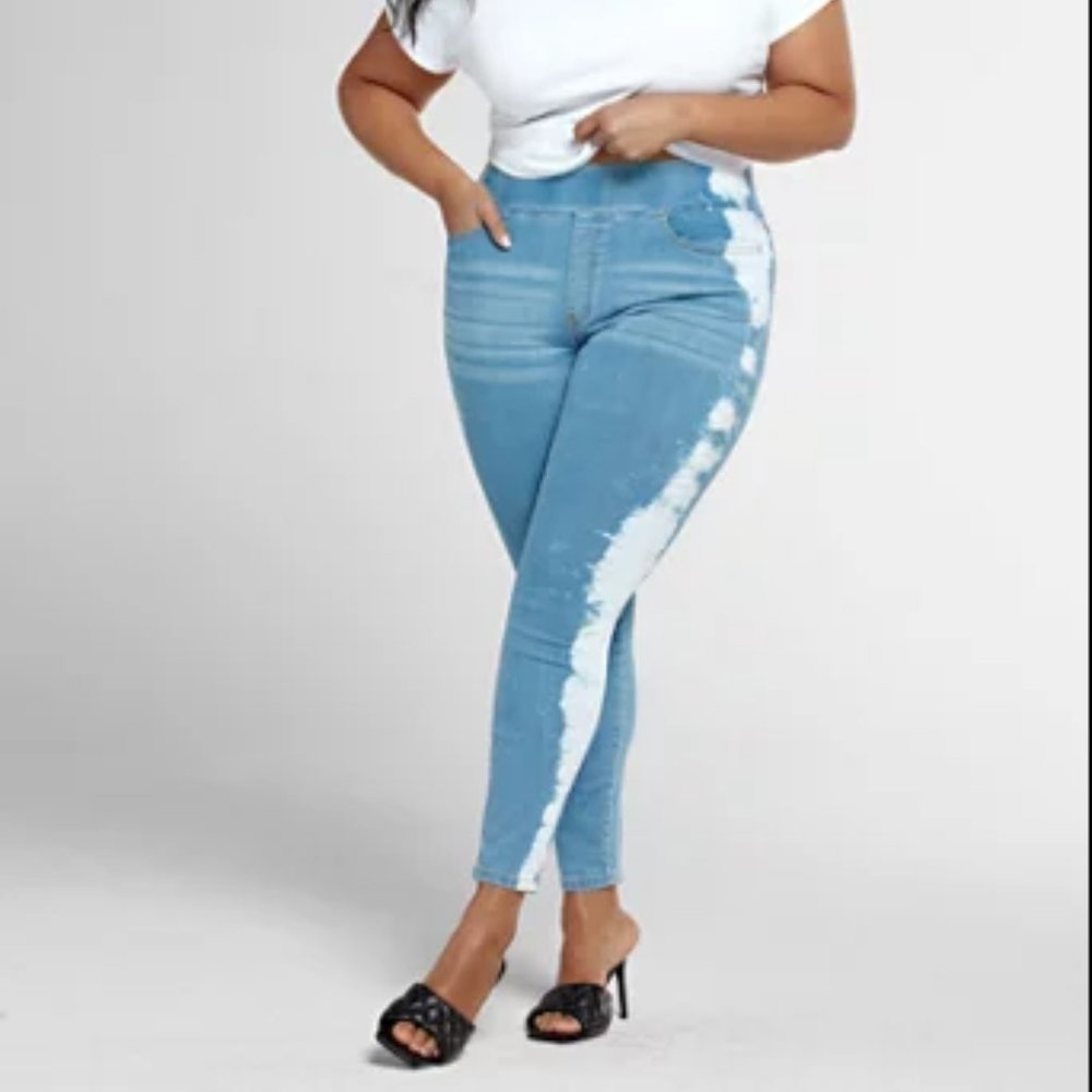 #29❤️4❤️ Fashion to Figure Tie Dye Jeggings